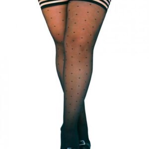 Kixies Brooke Leanne Polka Dot Thigh-Highs